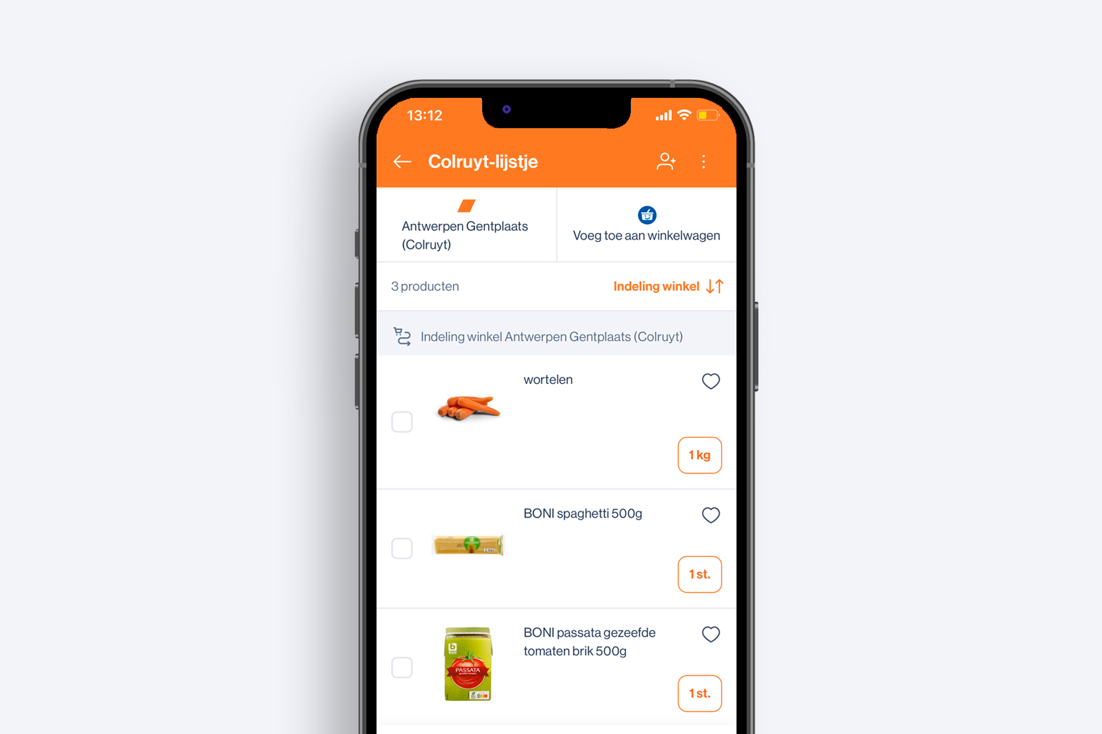 Lijstjes in de Xtra-app