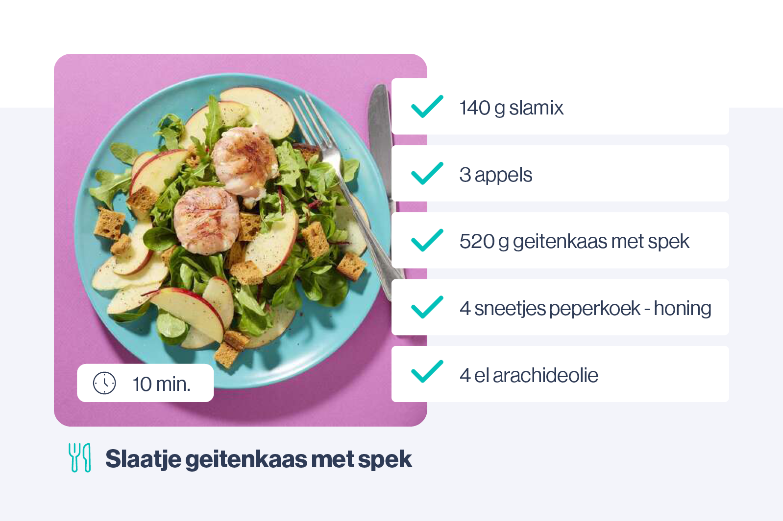 Recepten in de Xtra-app